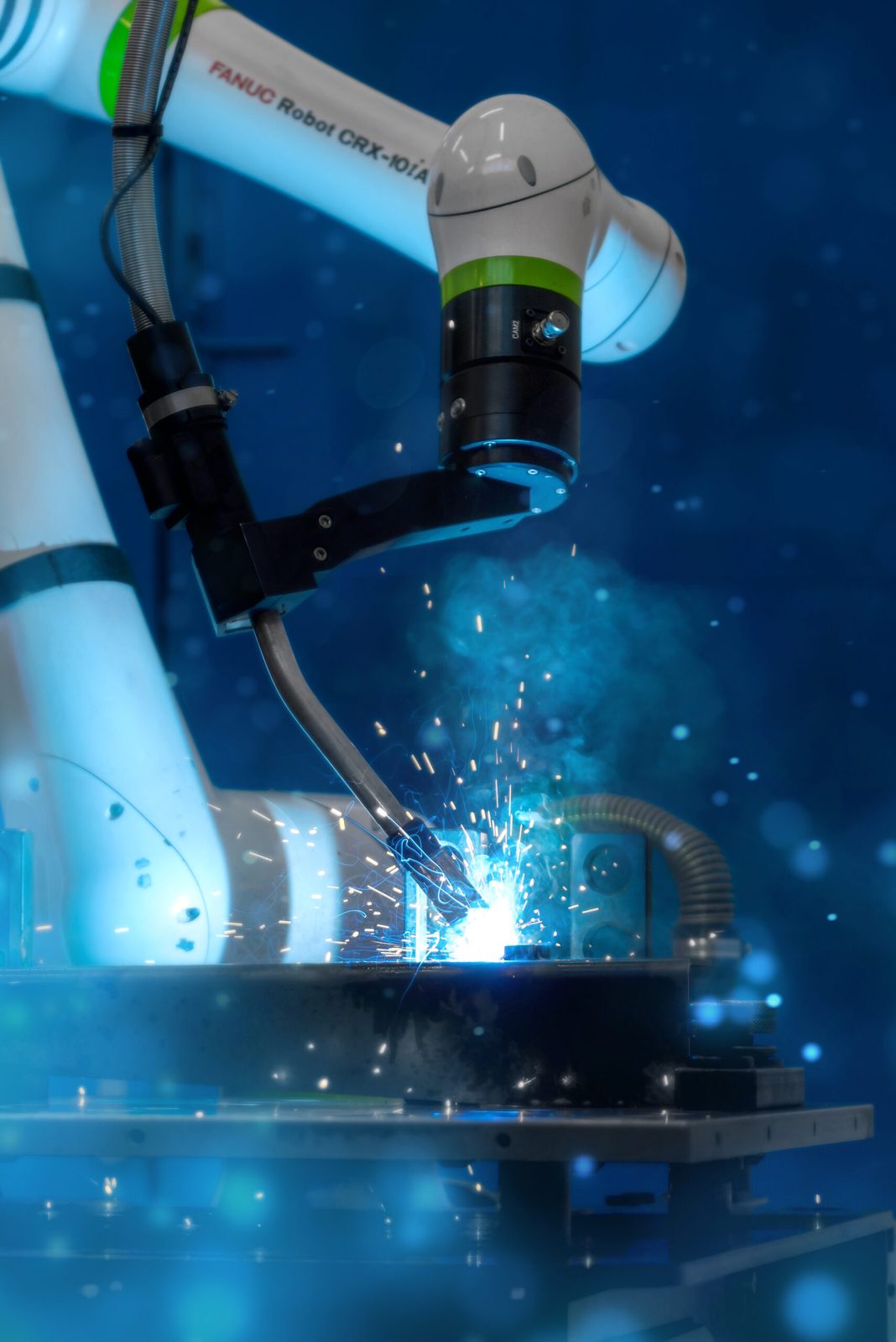 FANUC CRX-10iA collaborative robot welding